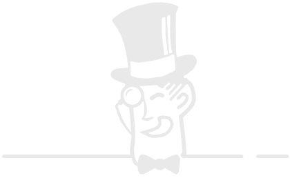 barons bus logo wearing wedding bow tie