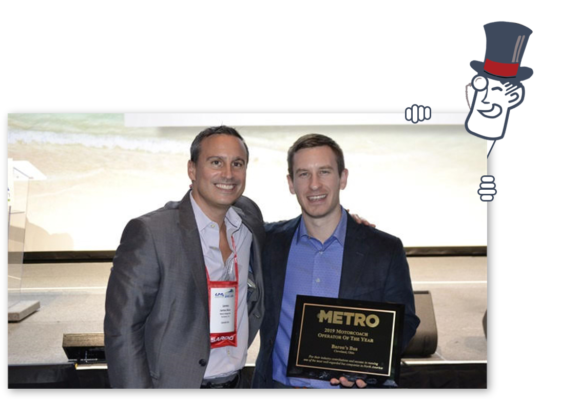 barons bus 2019 metro magazine motorcoach operator of the year